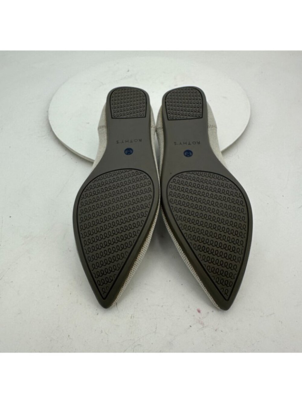 Rothy’s The Point Women Size 10 Grey Ballet Flat Slip On Loafer Comfort Shoes - Picture 8 of 11